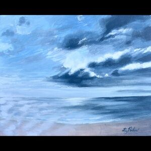 Bari Italy small landscape painting original art